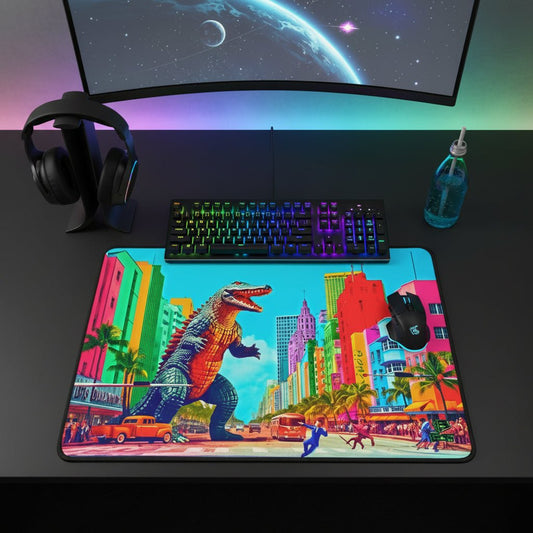 Miami Megasaur – Desk Mat - BBairt