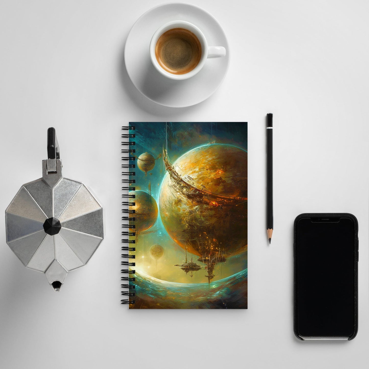 Mineral Nexus - Spiral notebook - BBairt