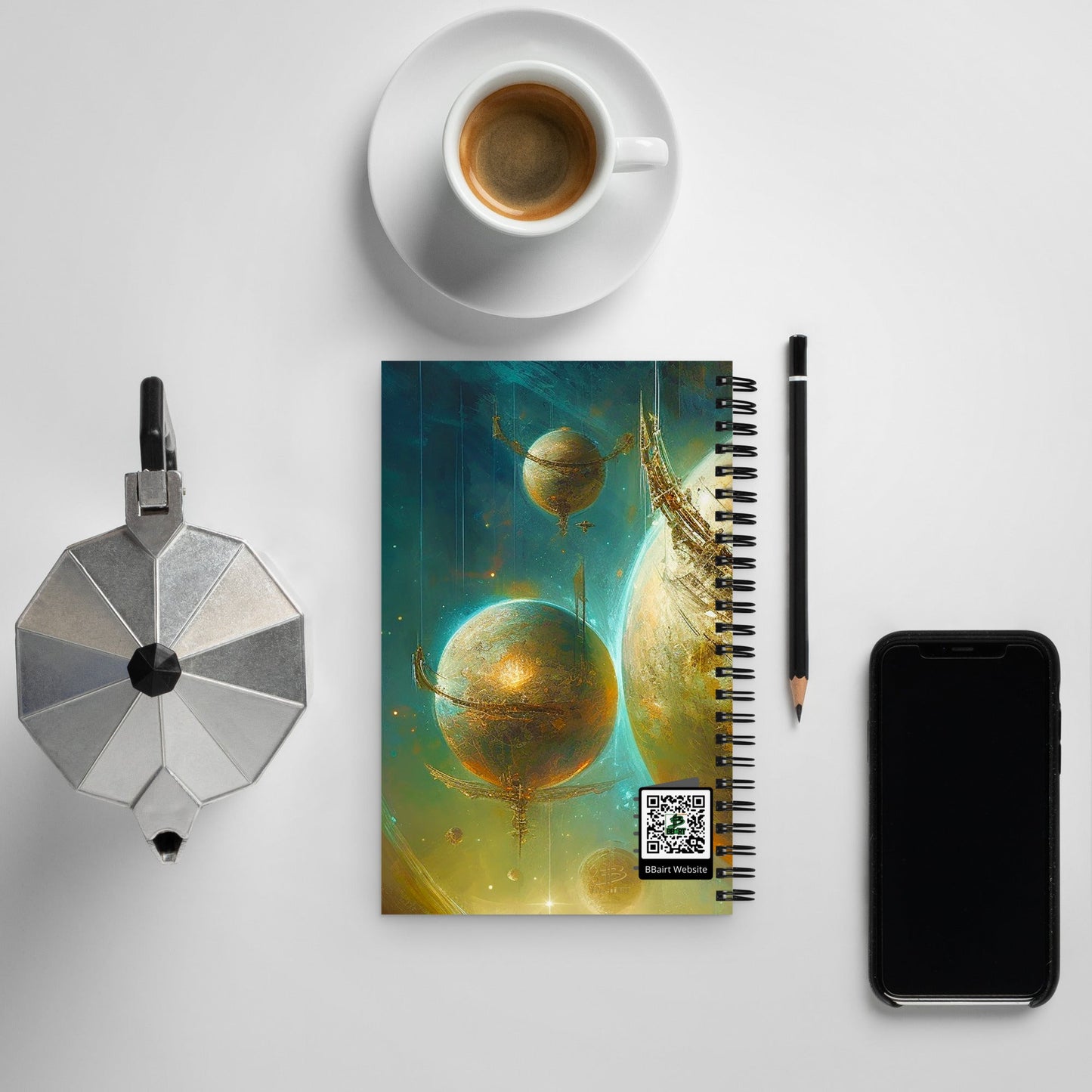 Mineral Nexus - Spiral notebook - BBairt