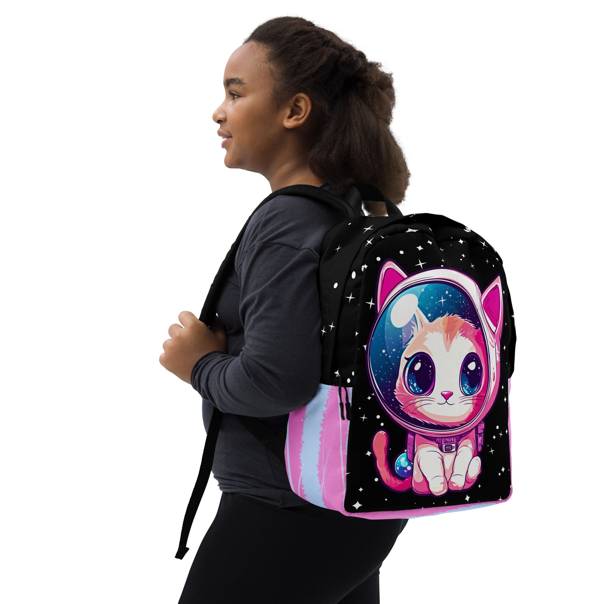 Mochi the Astro Kitten - Minimalist Backpack - BBairt