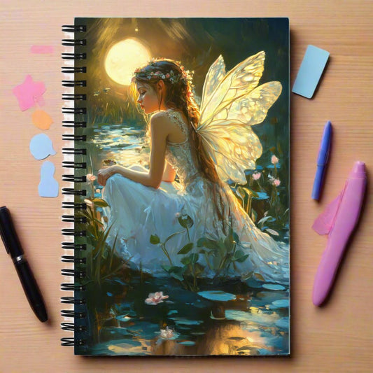 Moonlit Grace Spiral Notebook - Mythic Jheyz Collection - BBairt