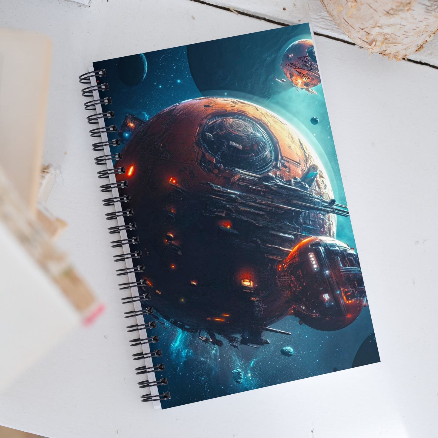 Moons of Migration - Spiral notebook - BBairt