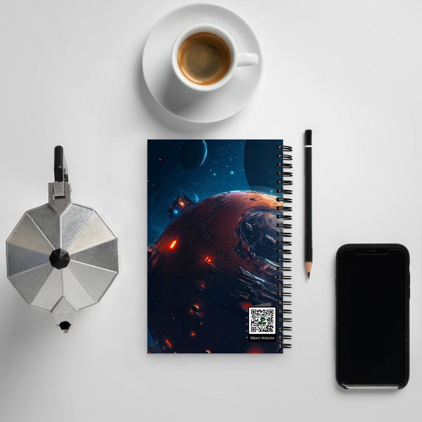 Moons of Migration - Spiral notebook - BBairt