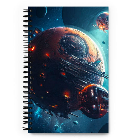 Moons of Migration - Spiral notebook - BBairt