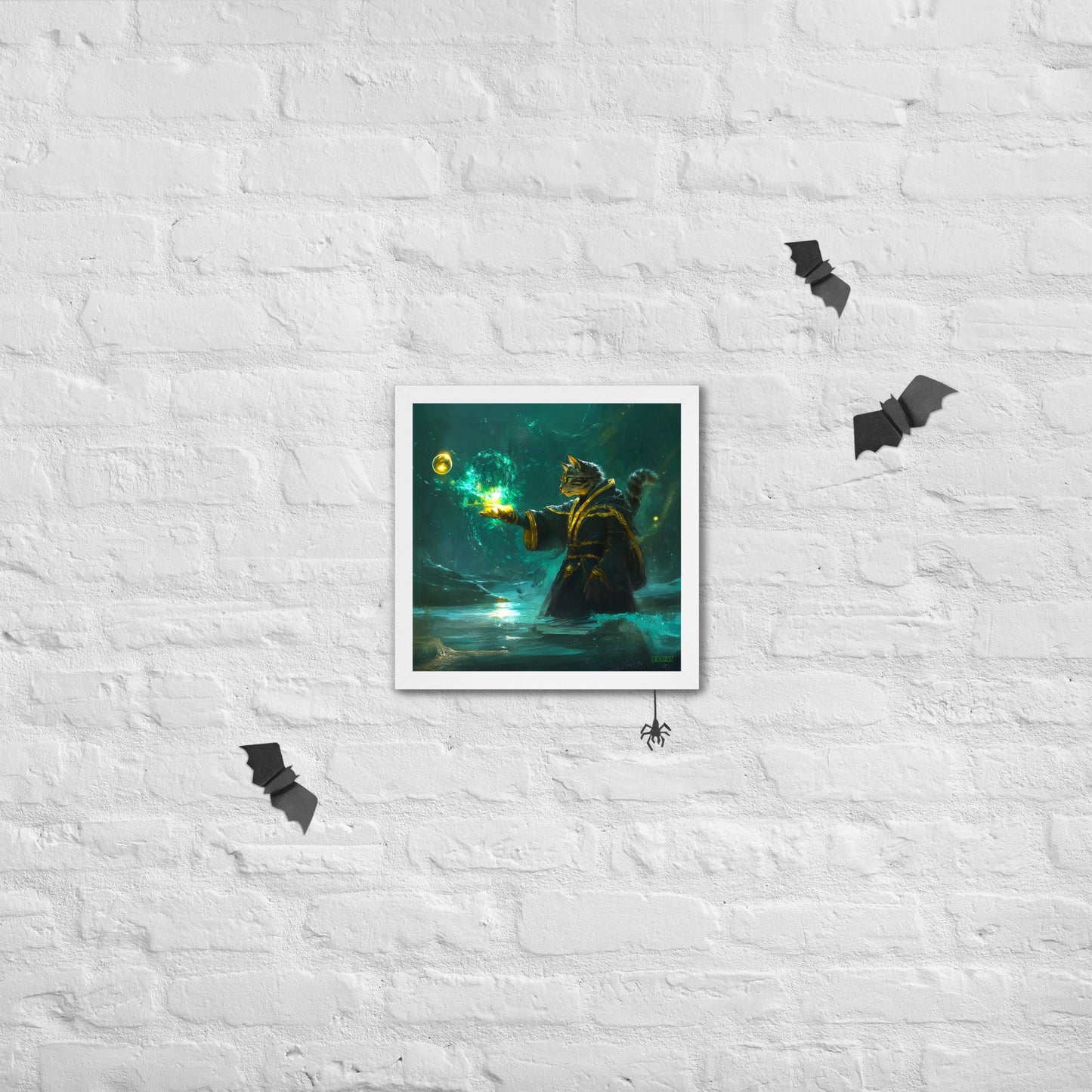 Mysticpaw the Spellcaster - Framed Photo Paper Poster - BBairt