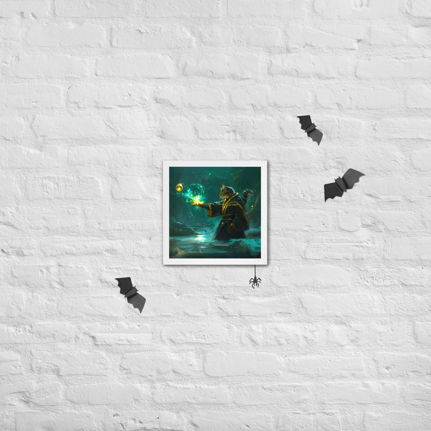 Mysticpaw the Spellcaster - Framed Photo Paper Poster - BBairt