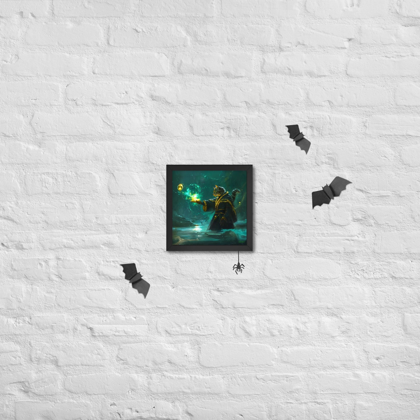 Mysticpaw the Spellcaster - Framed Photo Paper Poster - BBairt