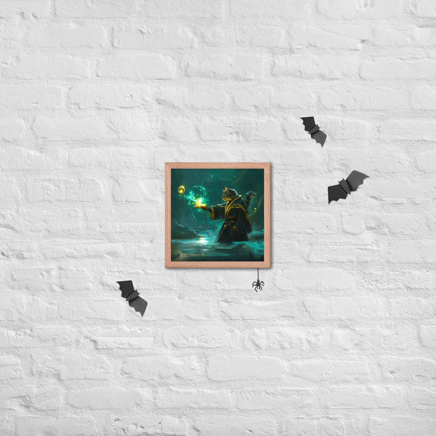 Mysticpaw the Spellcaster - Framed Photo Paper Poster - BBairt