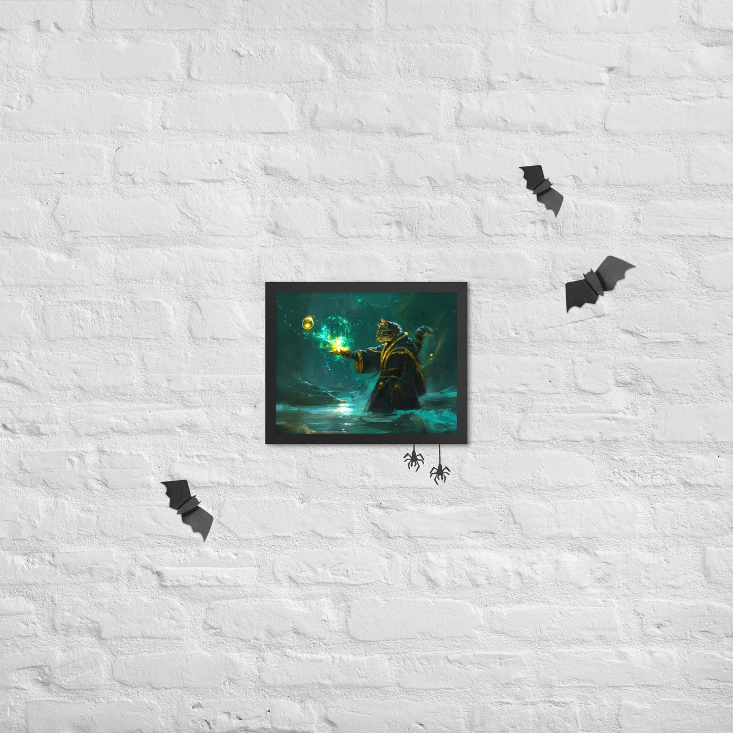 Mysticpaw the Spellcaster - Framed Photo Paper Poster - BBairt