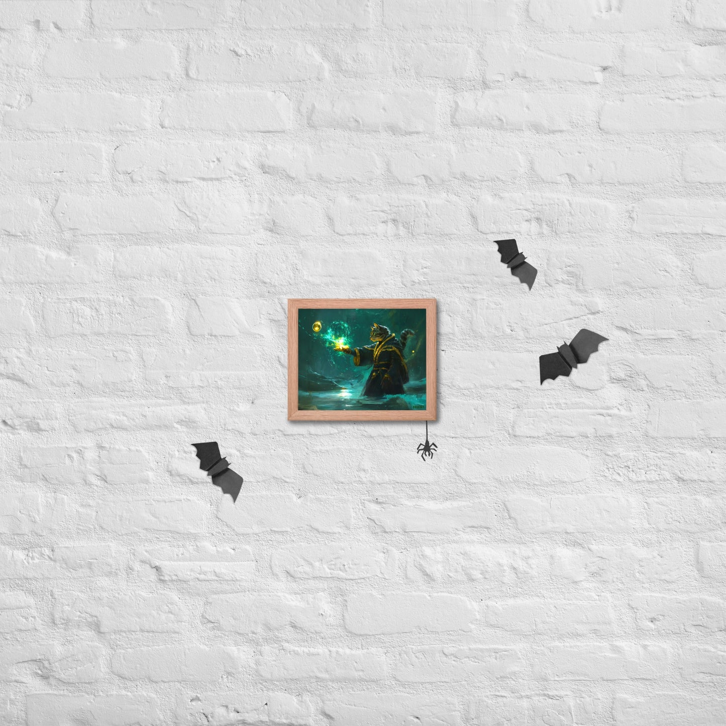 Mysticpaw the Spellcaster - Framed Photo Paper Poster - BBairt