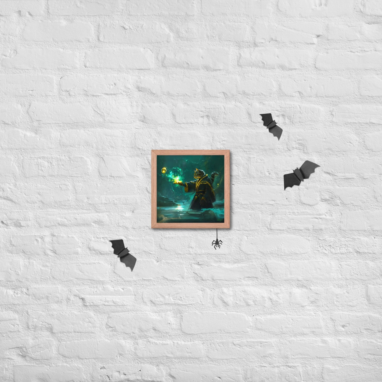 Mysticpaw the Spellcaster - Framed Photo Paper Poster - BBairt