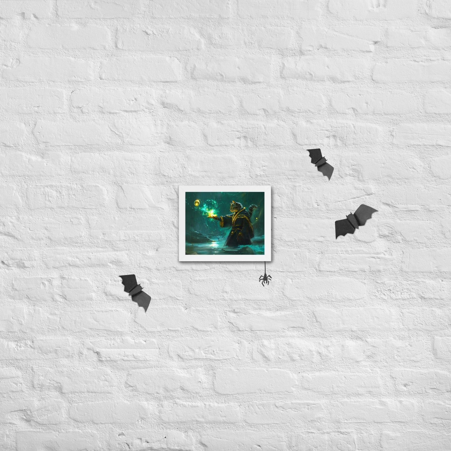 Mysticpaw the Spellcaster - Framed Photo Paper Poster - BBairt