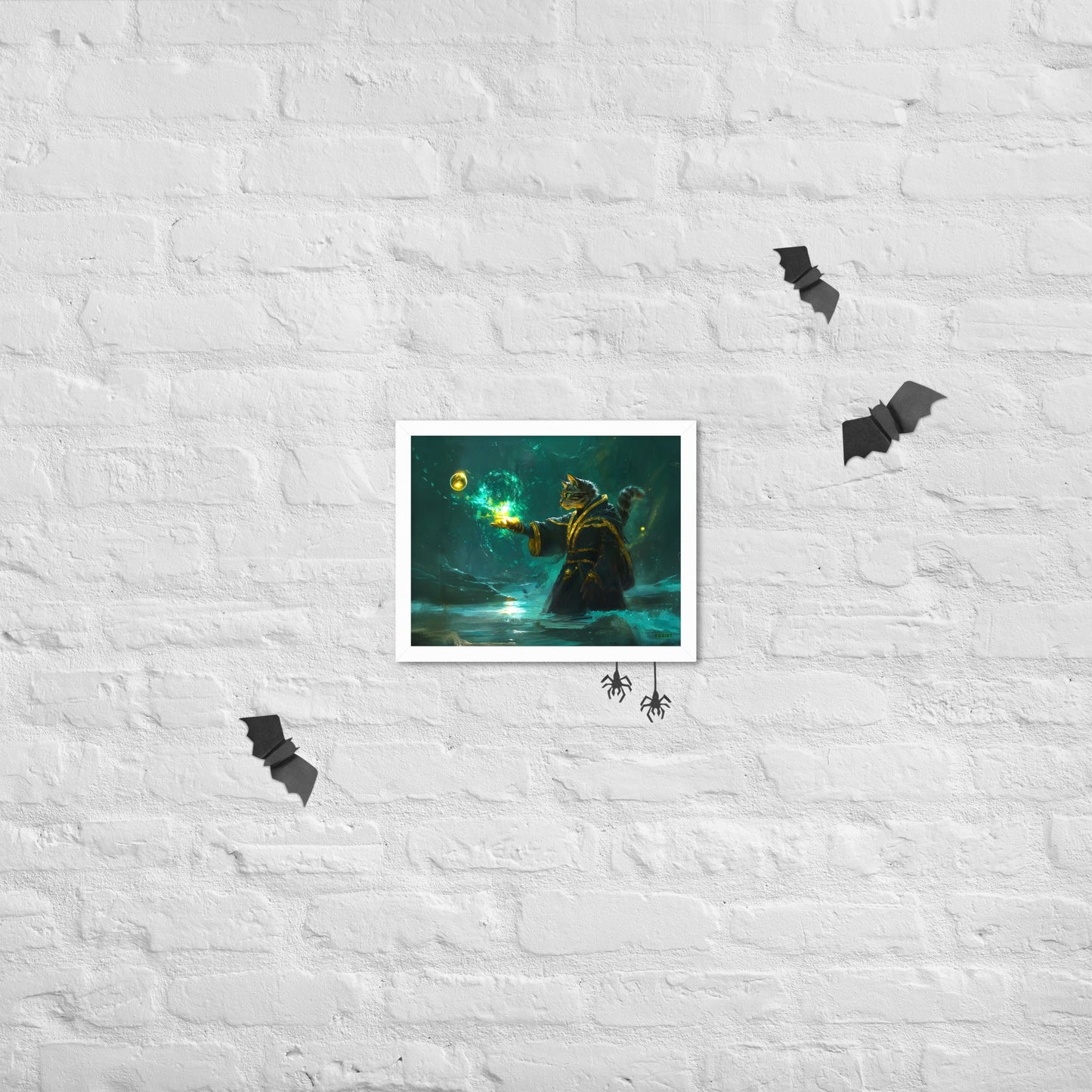 Mysticpaw the Spellcaster - Framed Photo Paper Poster - BBairt