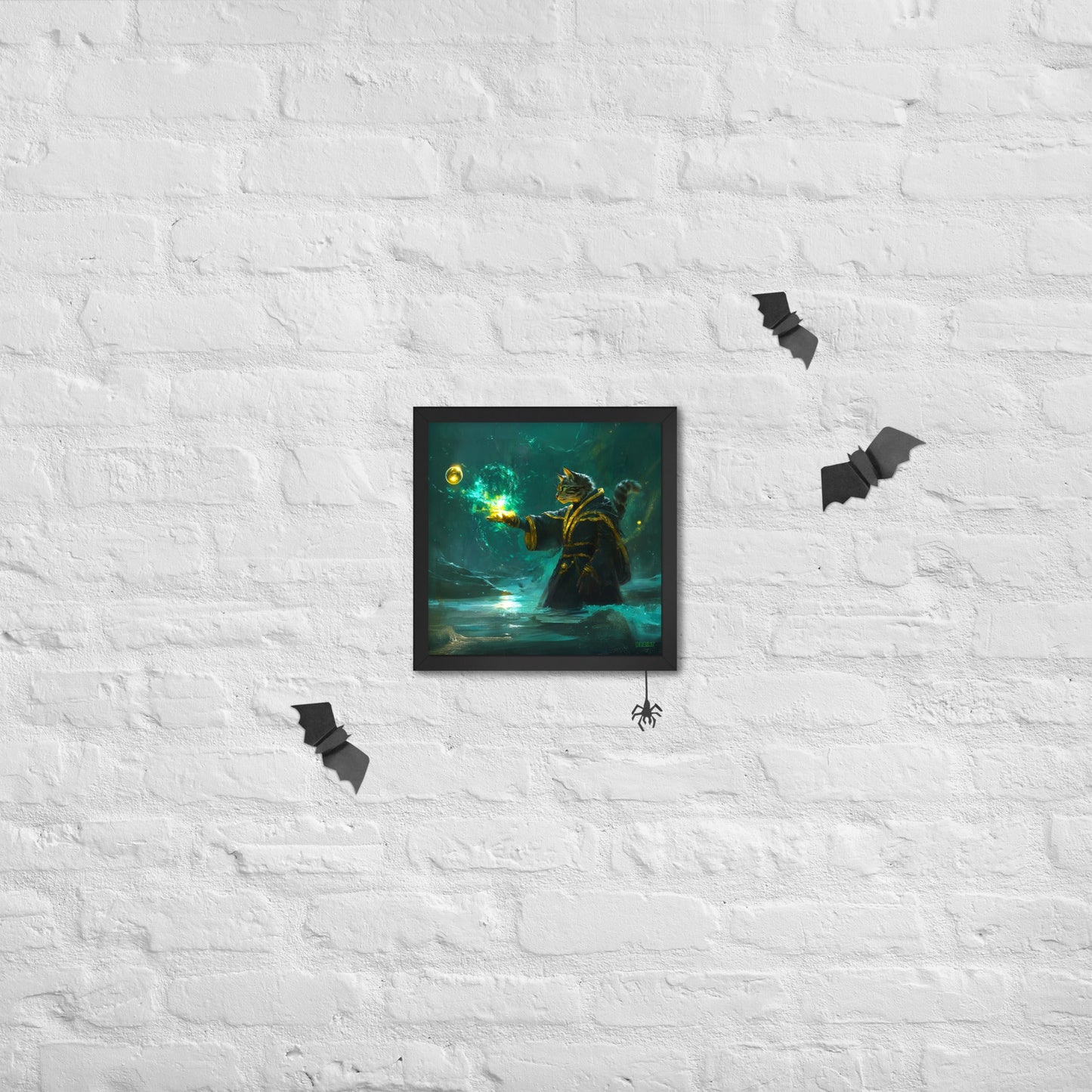 Mysticpaw the Spellcaster - Framed Photo Paper Poster - BBairt