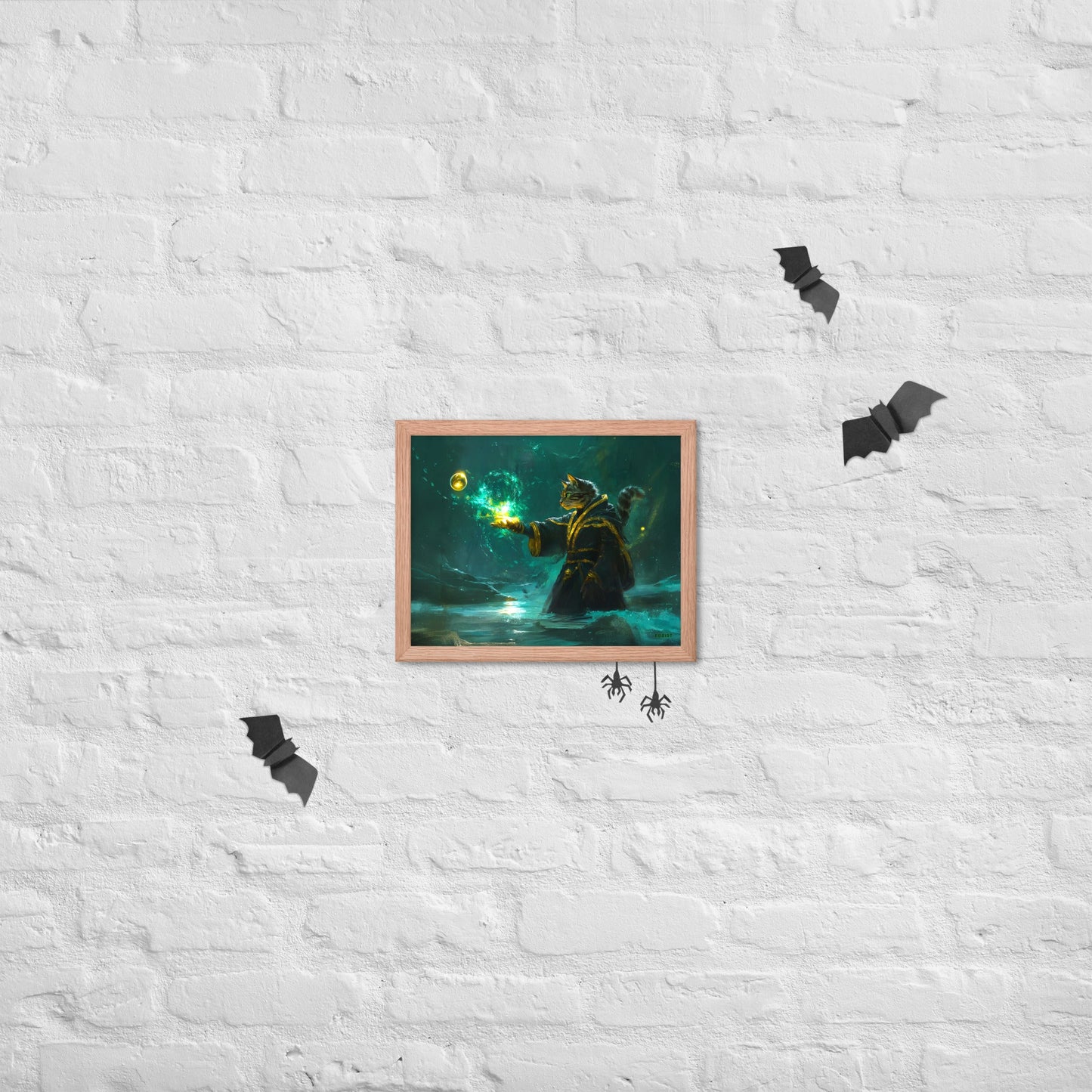 Mysticpaw the Spellcaster - Framed Photo Paper Poster - BBairt