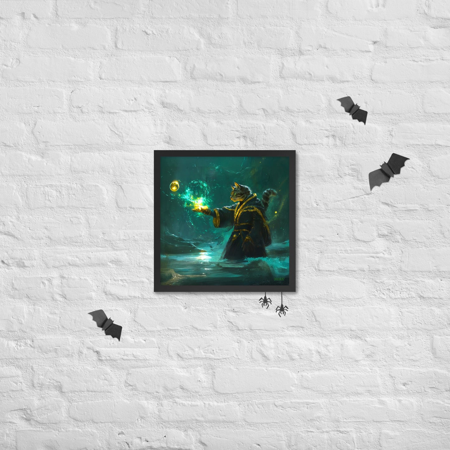 Mysticpaw the Spellcaster - Framed Photo Paper Poster - BBairt