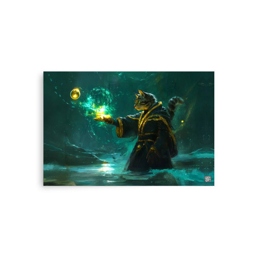 Mysticpaw the Spellcaster - Photo Paper Poster - BBairt