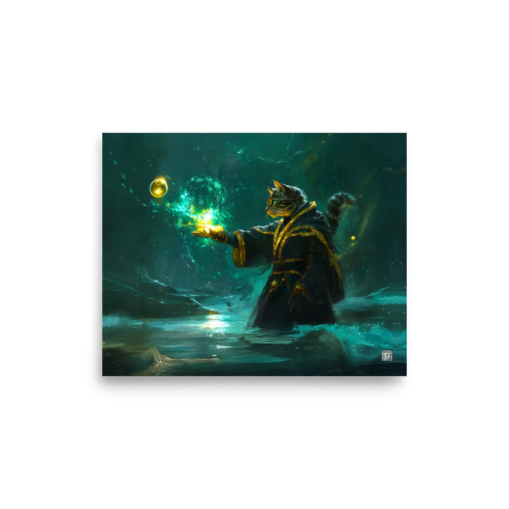 Mysticpaw the Spellcaster - Photo Paper Poster - BBairt