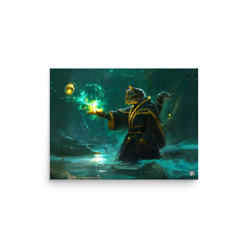 Mysticpaw the Spellcaster - Photo Paper Poster - BBairt