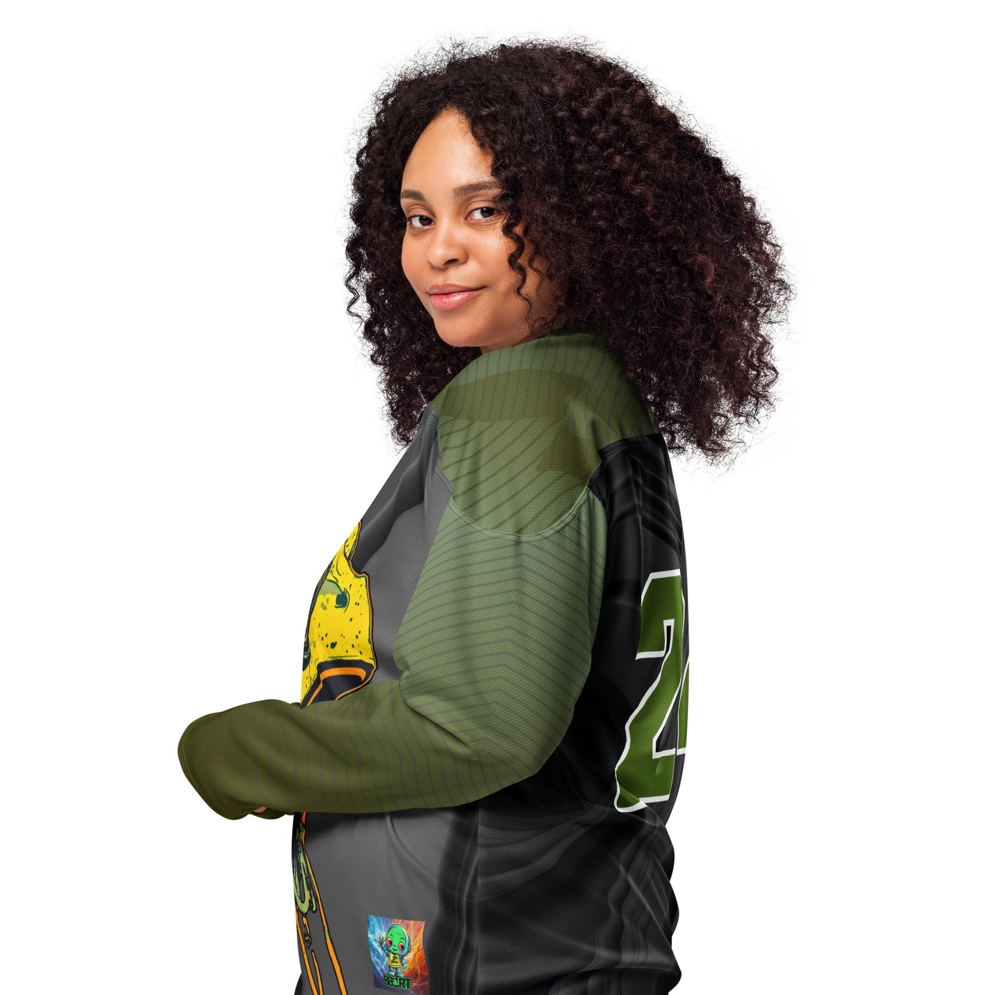 Nebula Croaker - Recycled hockey fan jersey - BBairt