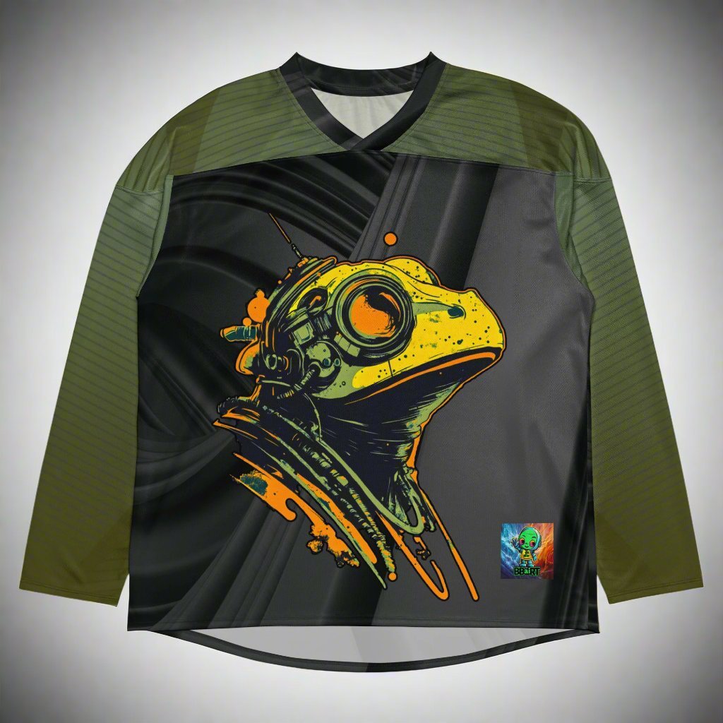 Nebula Croaker - Recycled hockey fan jersey - BBairt