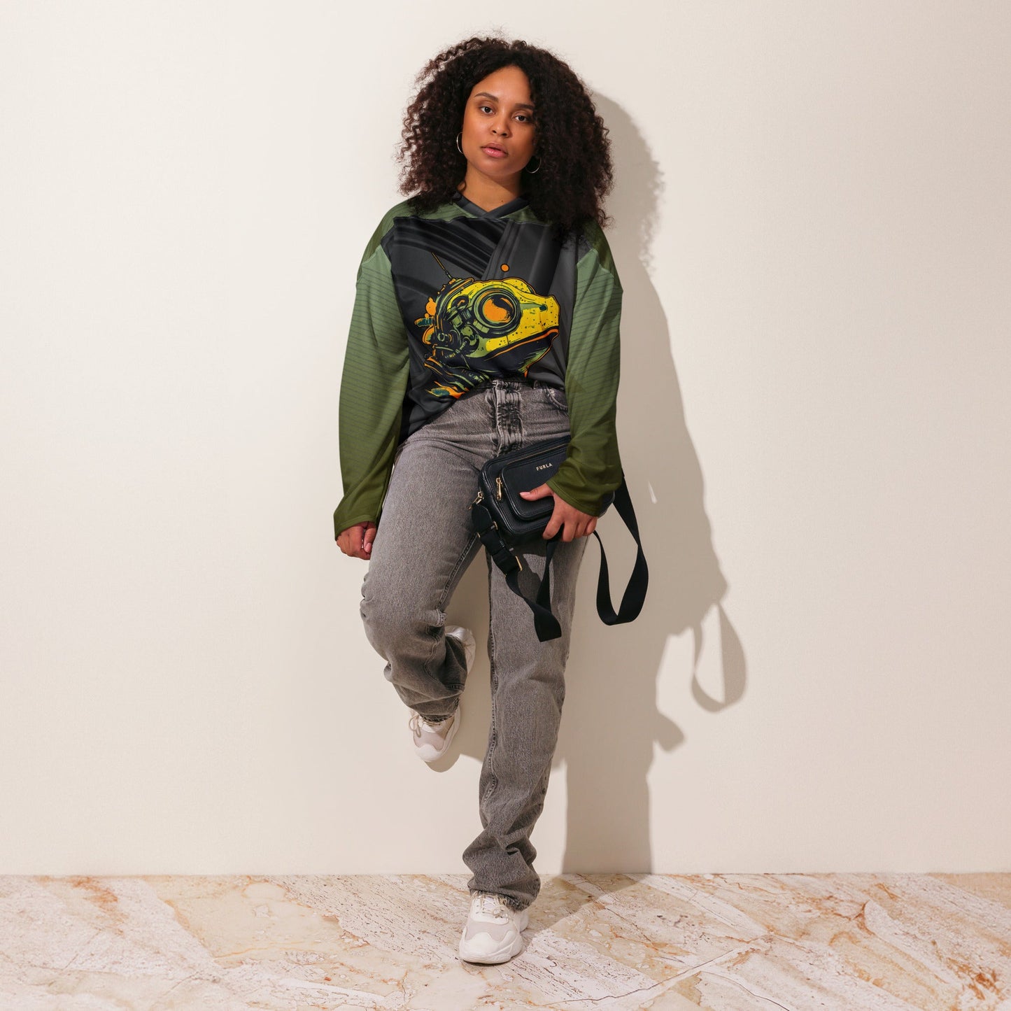 Nebula Croaker - Recycled hockey fan jersey - BBairt