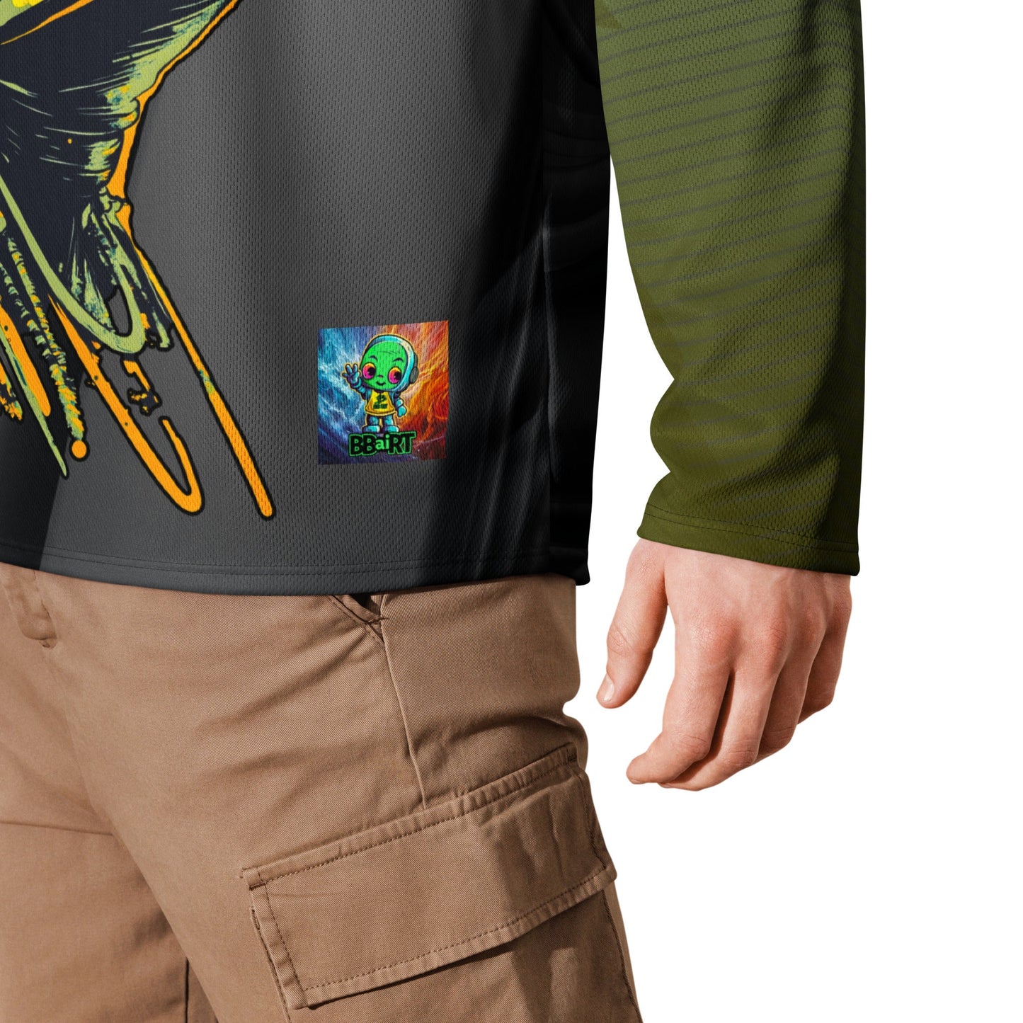 Nebula Croaker - Recycled hockey fan jersey - BBairt