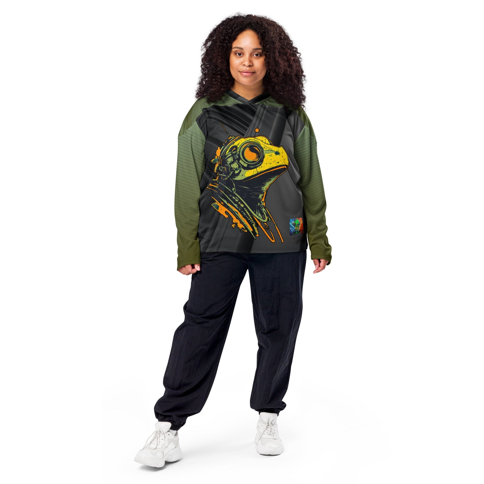 Nebula Croaker - Recycled hockey fan jersey - BBairt