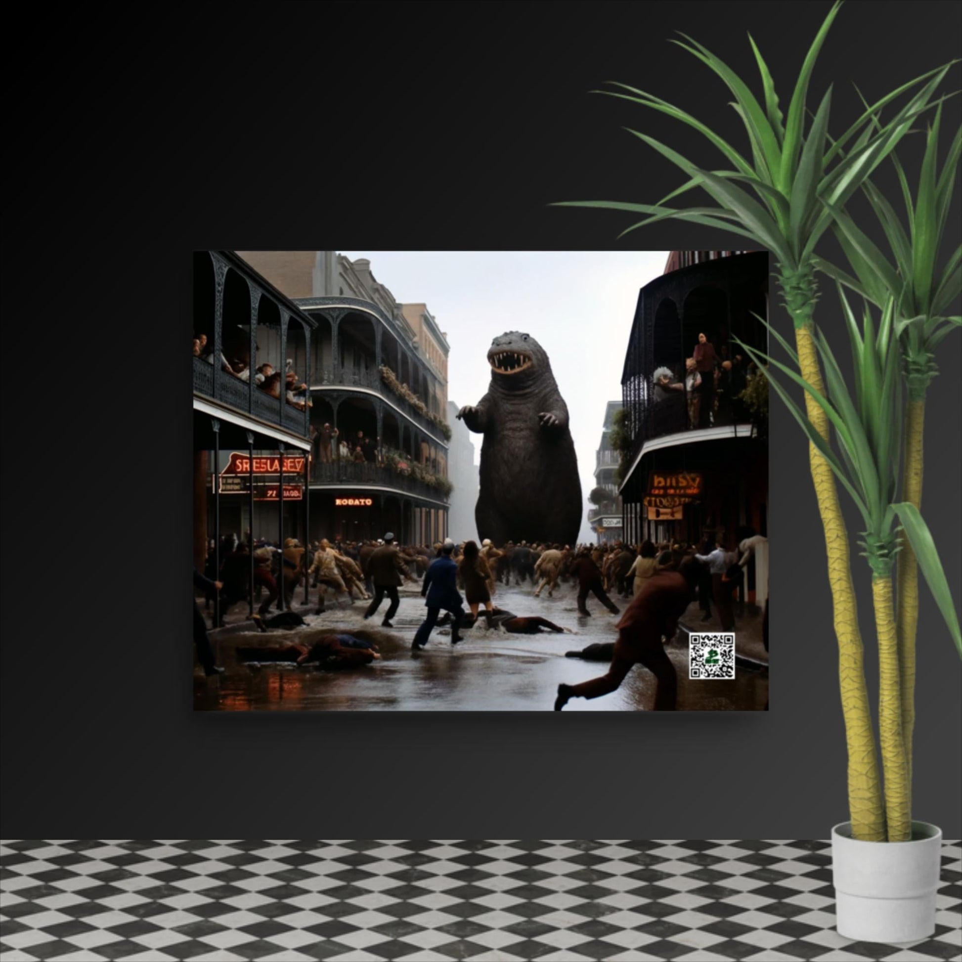 Nola's Nutria Nightmare - Photo paper poster - BBairt