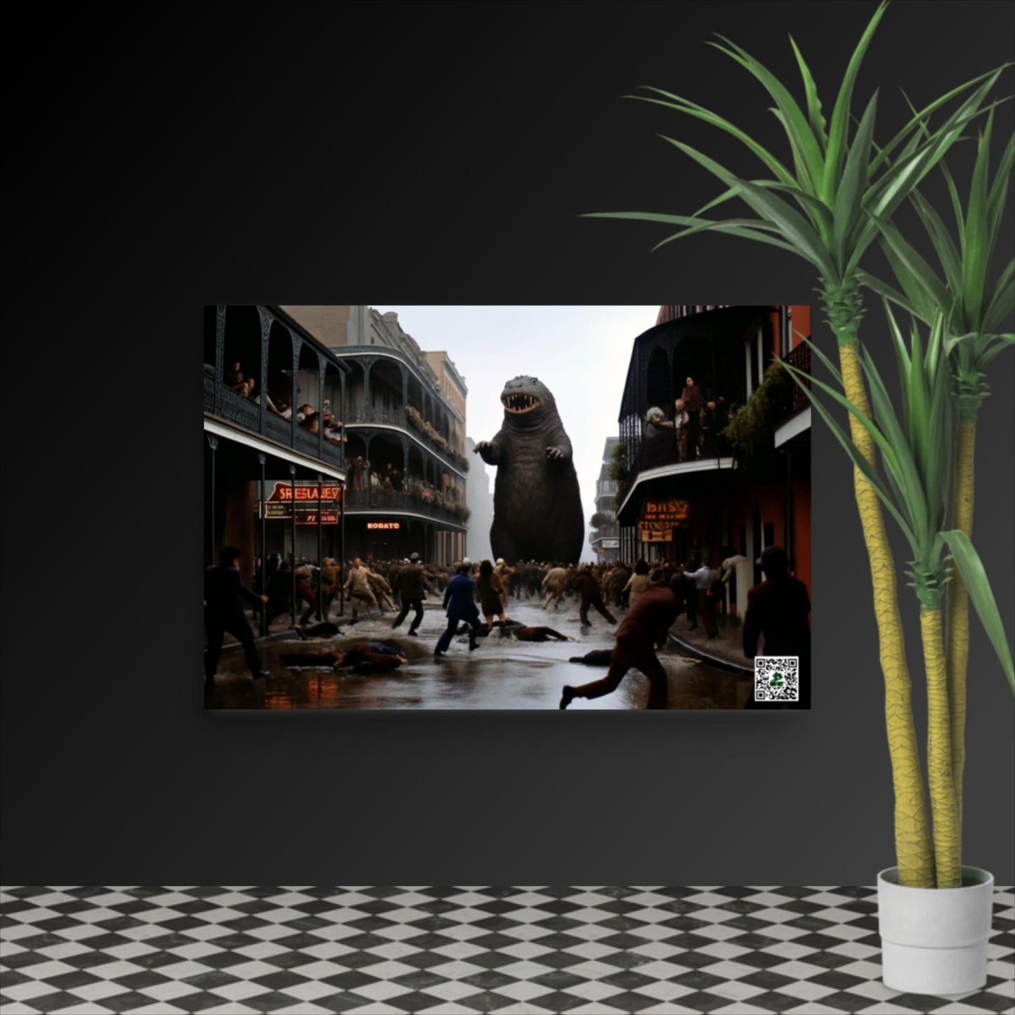 Nola's Nutria Nightmare - Photo paper poster - BBairt