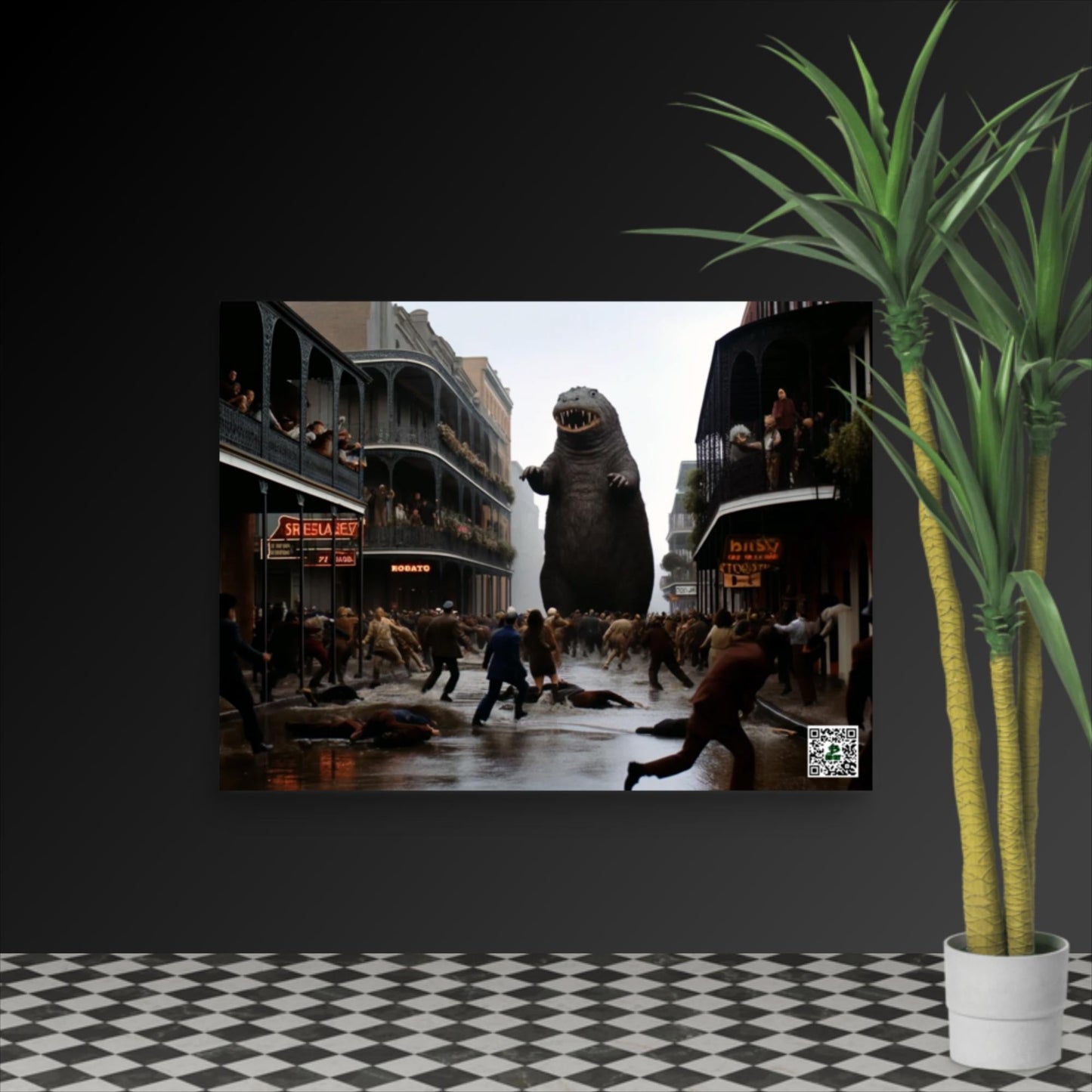 Nola's Nutria Nightmare - Photo paper poster - BBairt