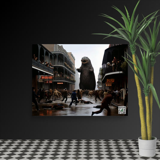 Nola's Nutria Nightmare - Photo paper poster - BBairt