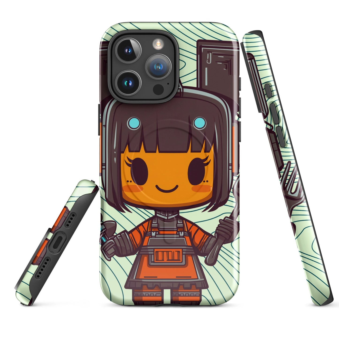 Nori the ByteChef - MagSafe Tough Case for iPhone - BBairt