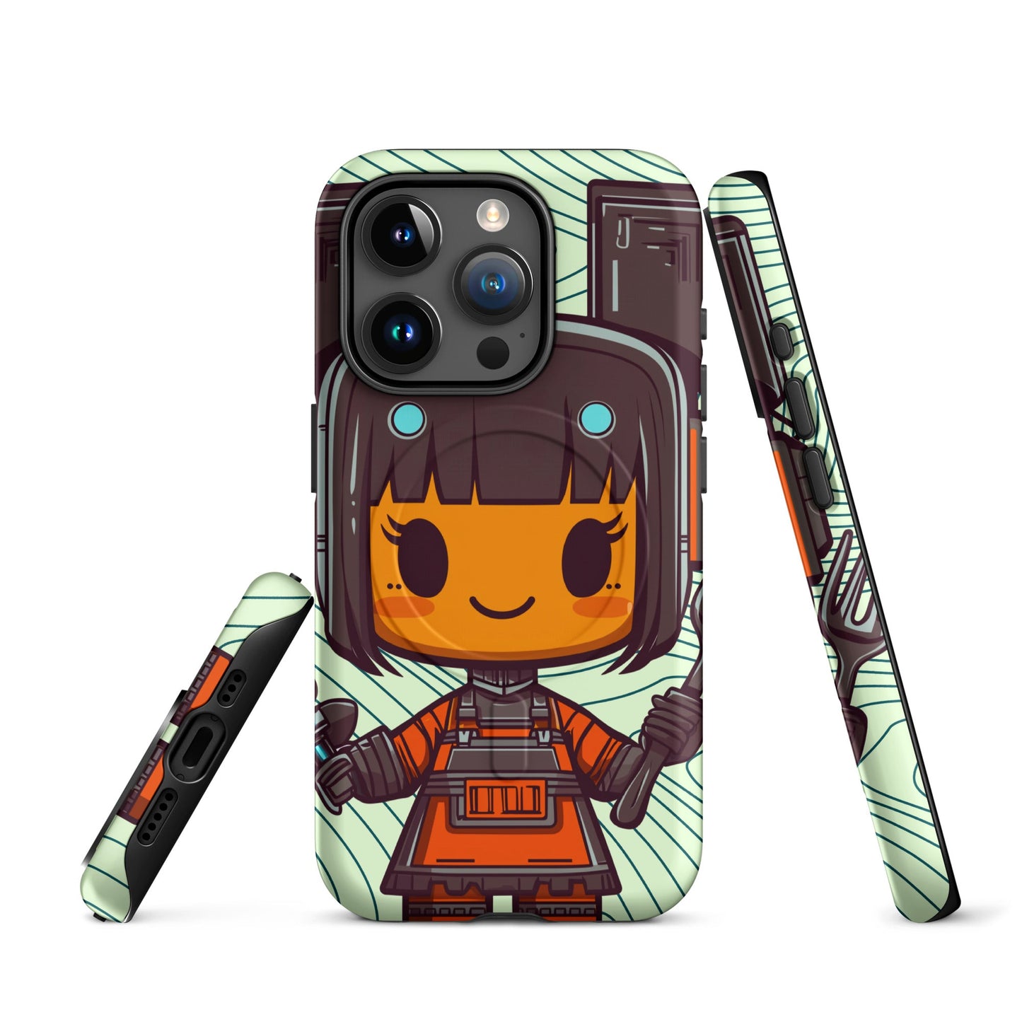 Nori the ByteChef - MagSafe Tough Case for iPhone - BBairt