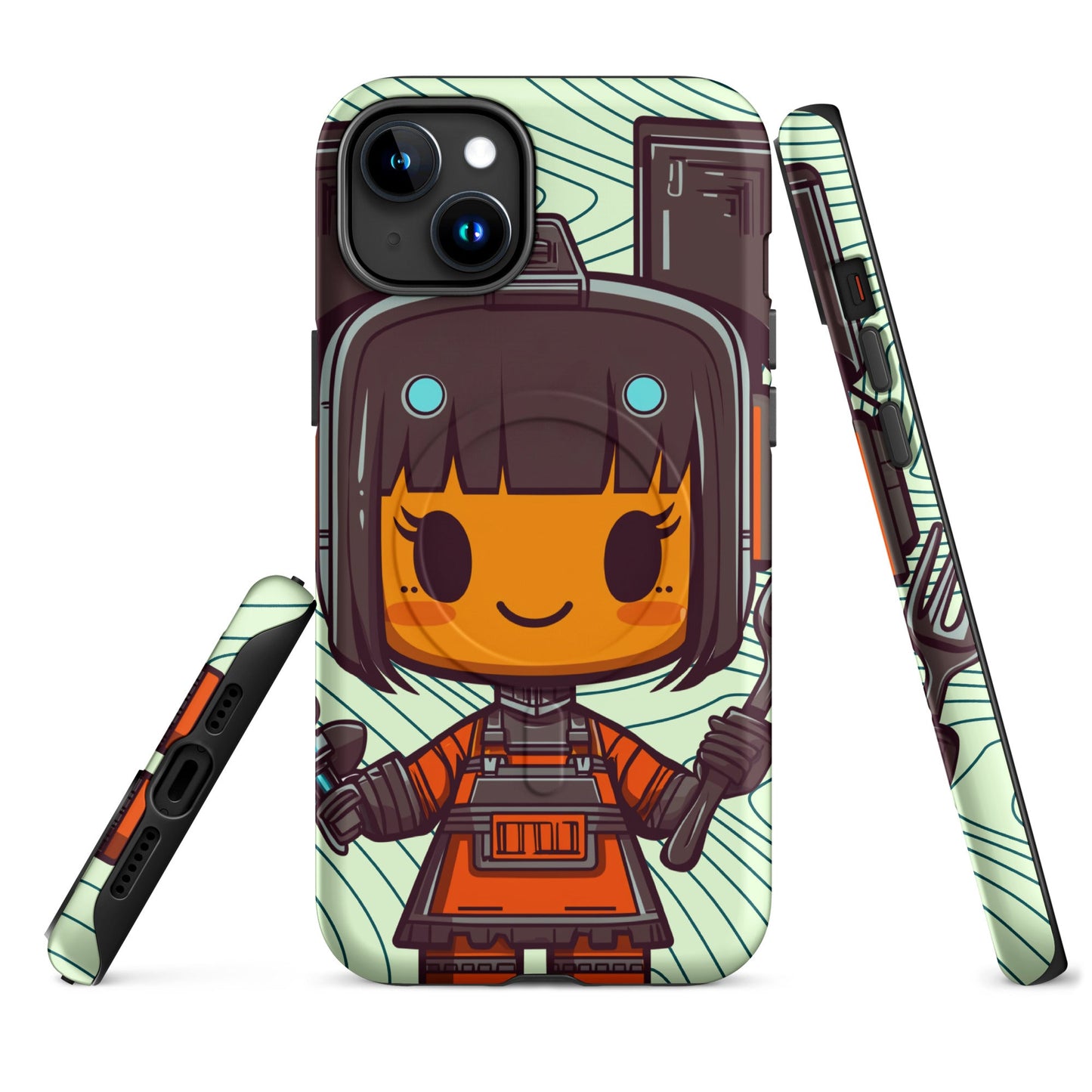 Nori the ByteChef - MagSafe Tough Case for iPhone - BBairt