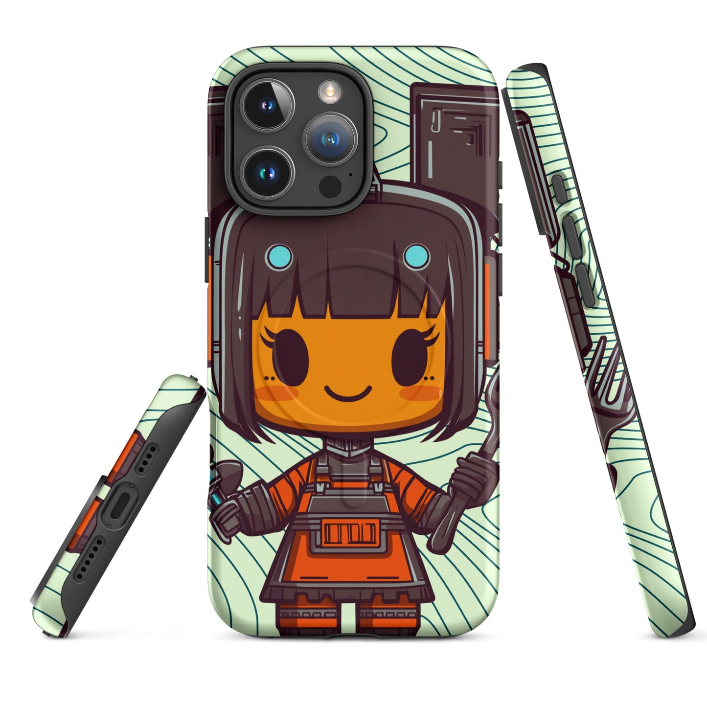 Nori the ByteChef - MagSafe Tough Case for iPhone - BBairt