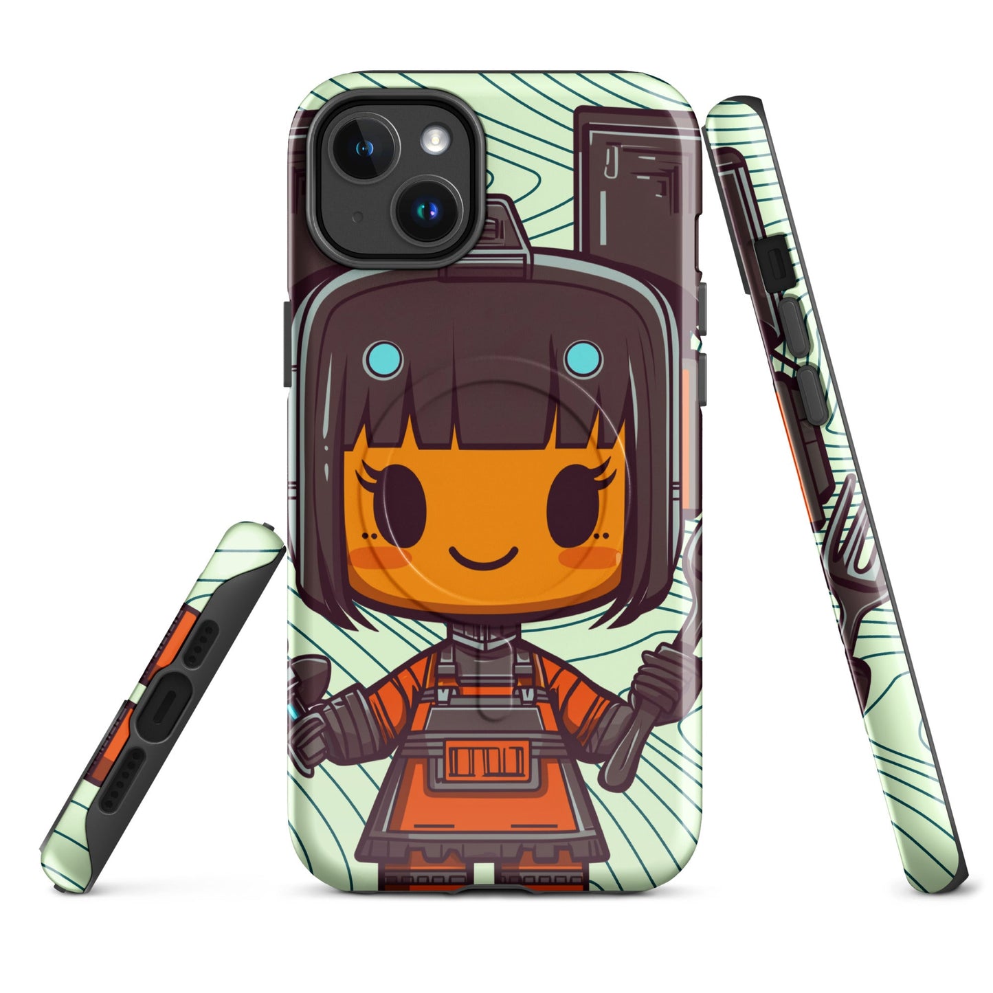 Nori the ByteChef - MagSafe Tough Case for iPhone - BBairt