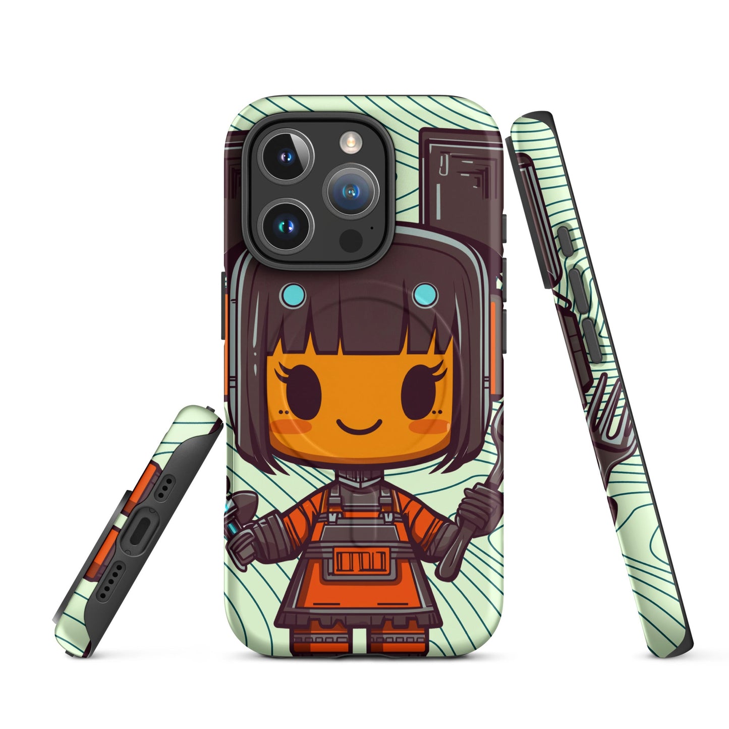 Nori the ByteChef - MagSafe Tough Case for iPhone - BBairt