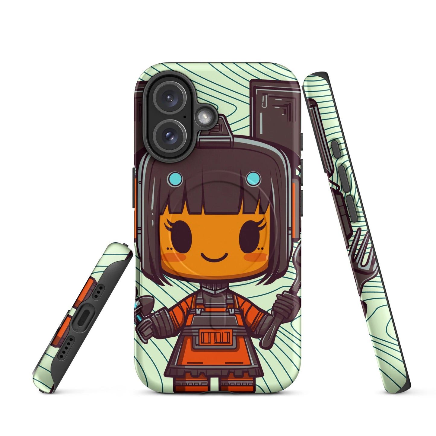 Nori the ByteChef - MagSafe Tough Case for iPhone - BBairt