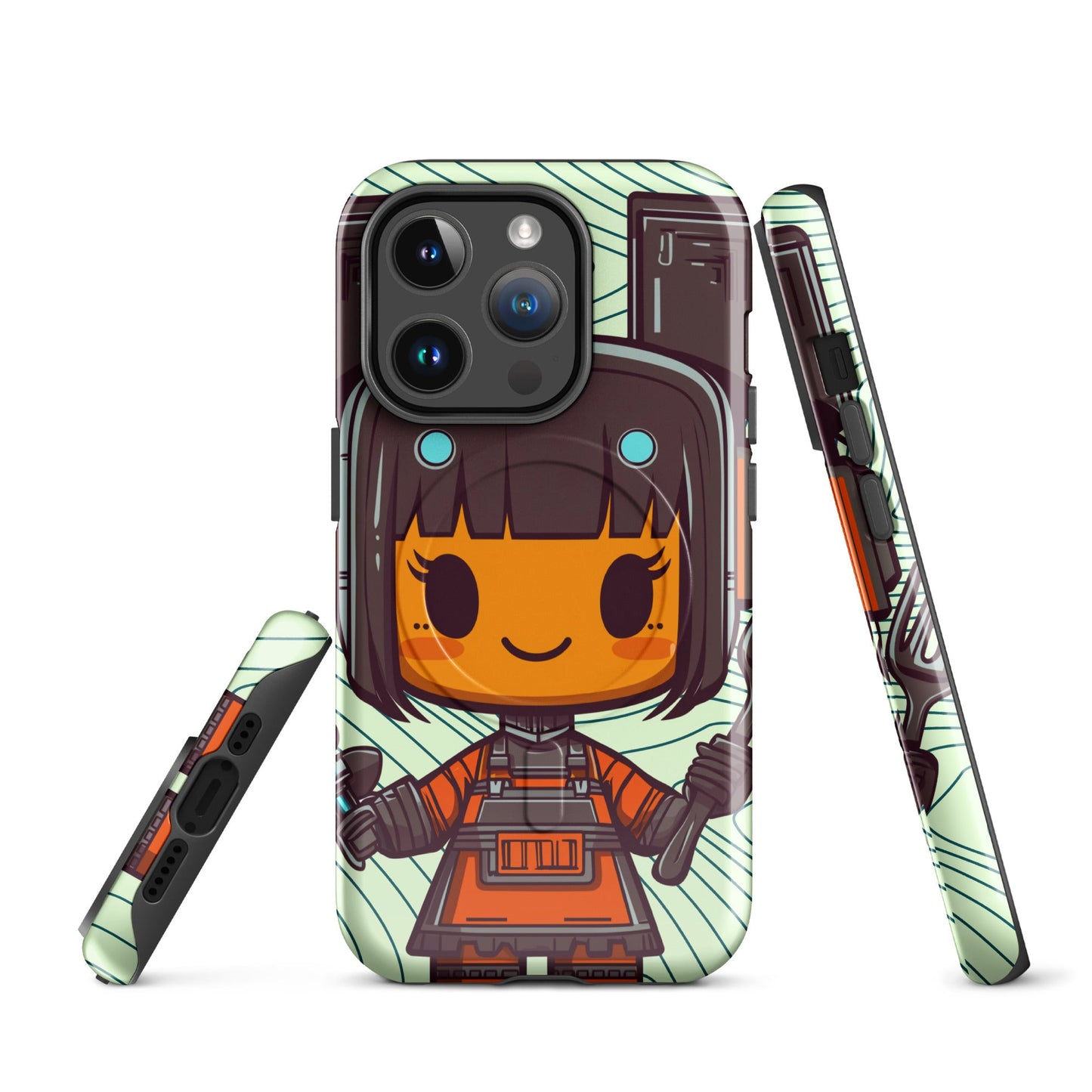 Nori the ByteChef - MagSafe Tough Case for iPhone - BBairt