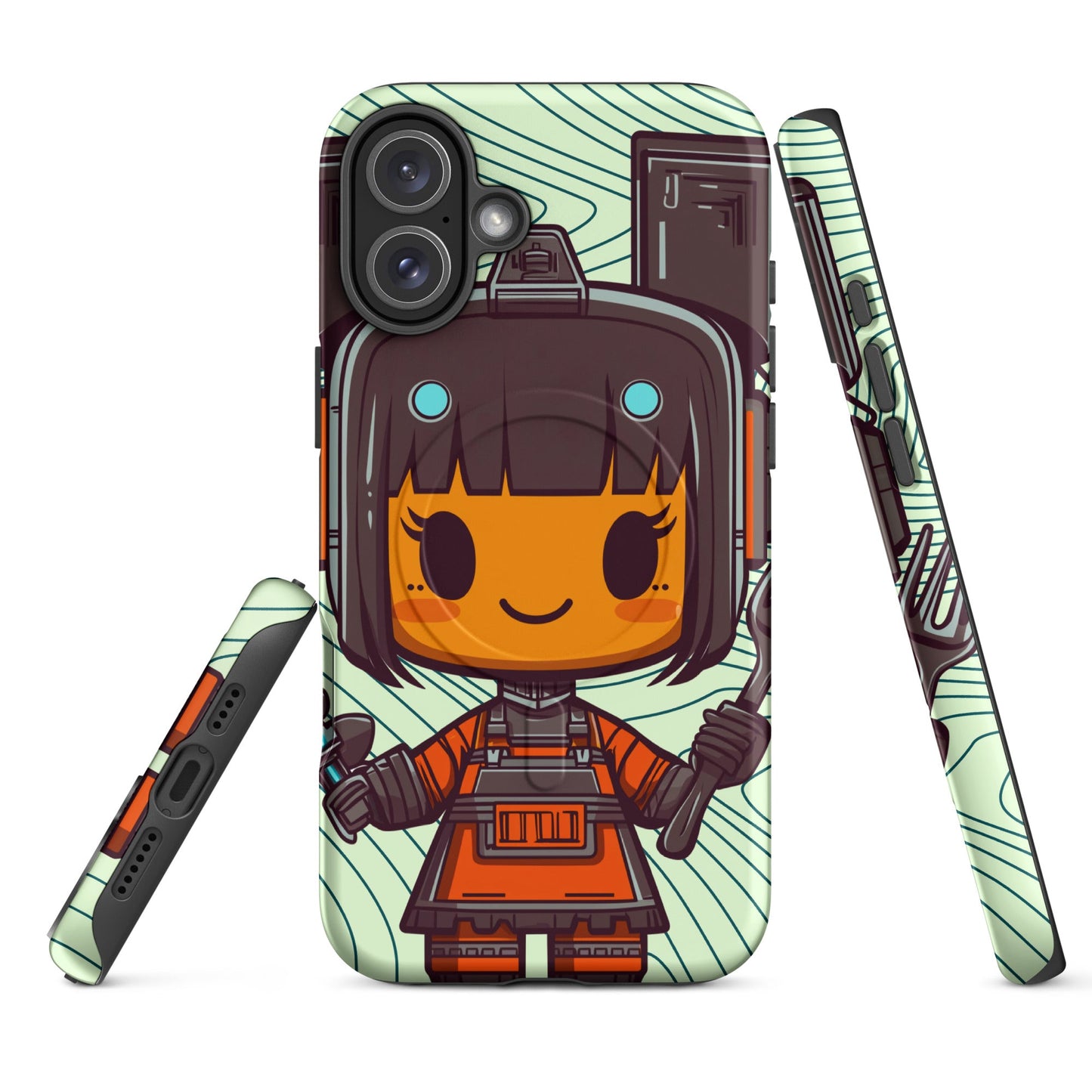 Nori the ByteChef - MagSafe Tough Case for iPhone - BBairt
