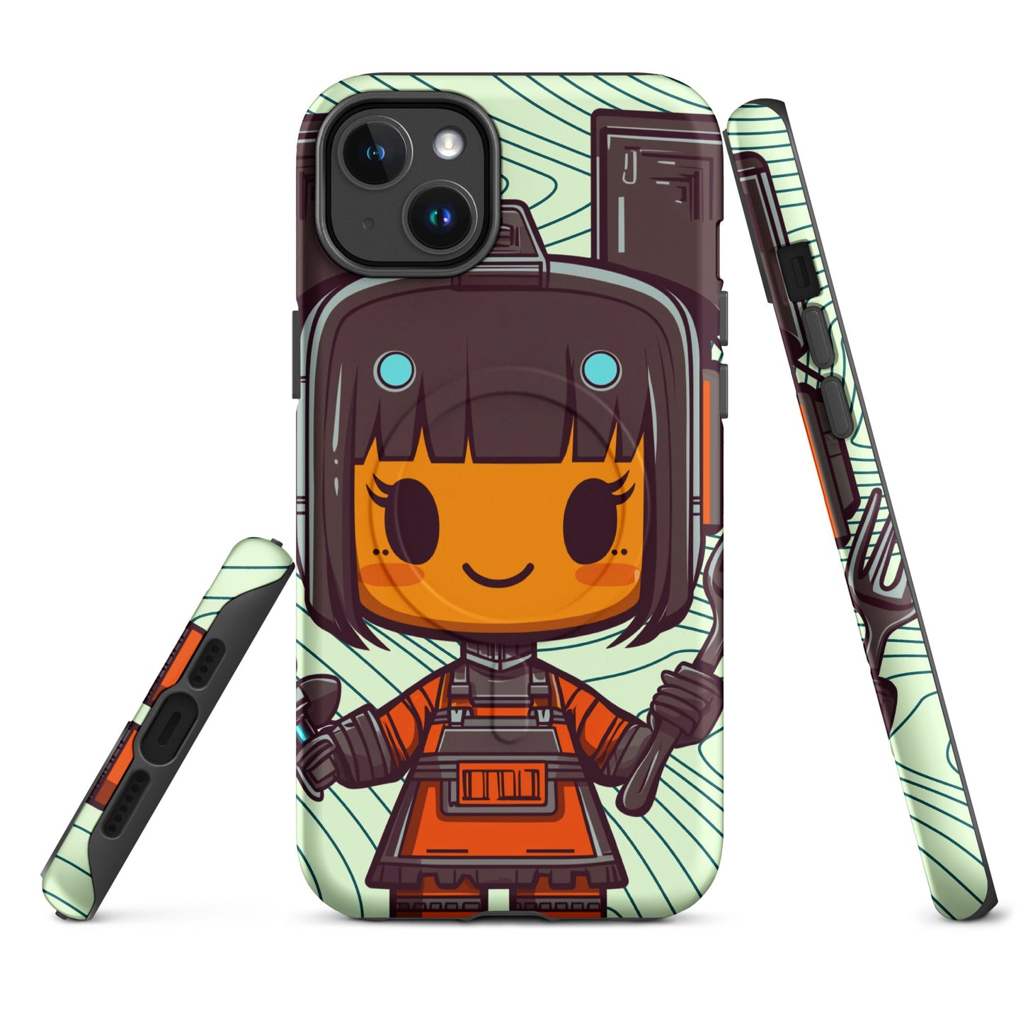 Nori the ByteChef - MagSafe Tough Case for iPhone - BBairt