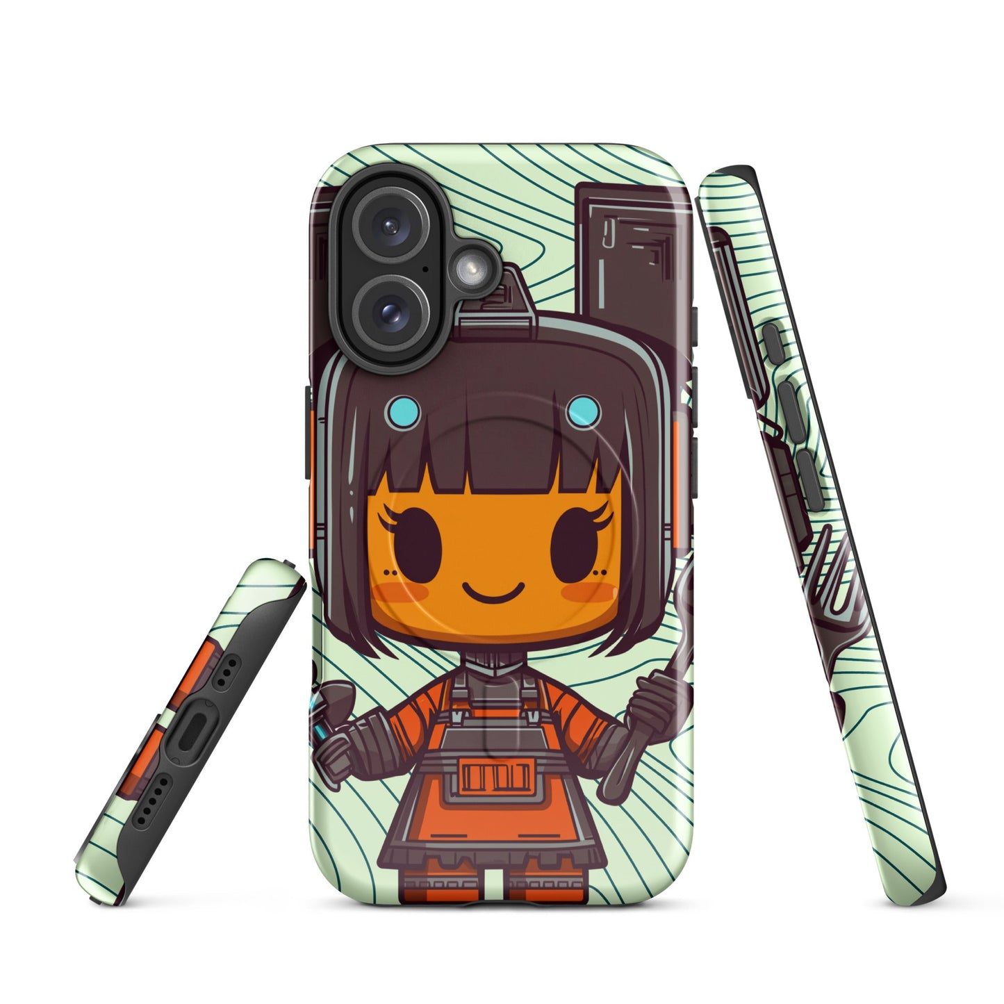 Nori the ByteChef - MagSafe Tough Case for iPhone - BBairt