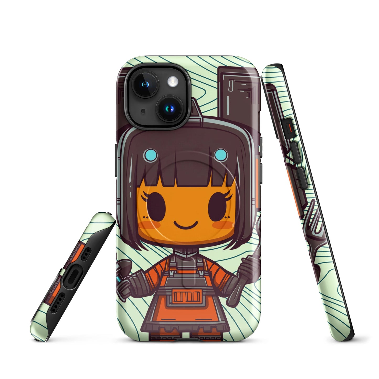 Nori the ByteChef - MagSafe Tough Case for iPhone - BBairt