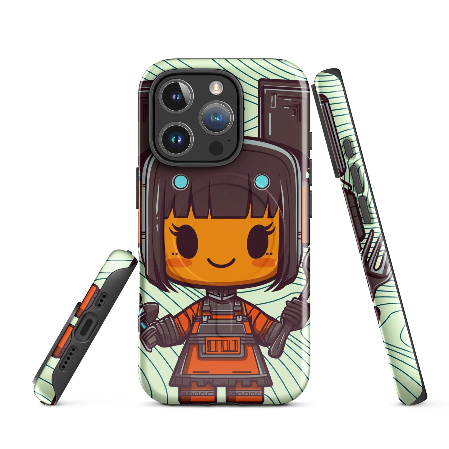 Nori the ByteChef - MagSafe Tough Case for iPhone - BBairt