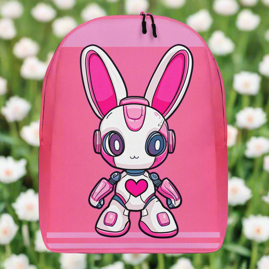 Nova the Heartbot - Minimalist Backpack - BBairt