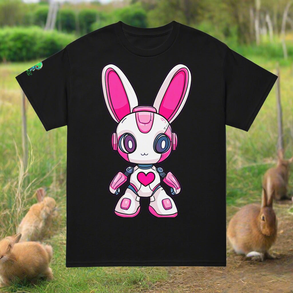 Nova the Heartbot - Unisex DryBlend T-Shirt - BBairt