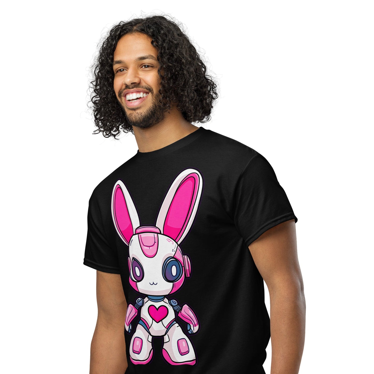 Nova the Heartbot - Unisex DryBlend T-Shirt - BBairt