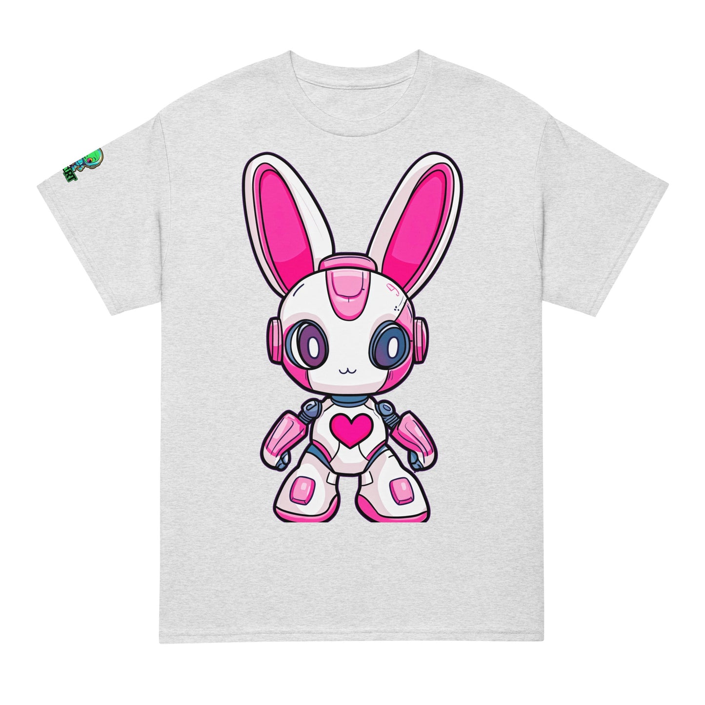 Nova the Heartbot - Unisex DryBlend T-Shirt - BBairt
