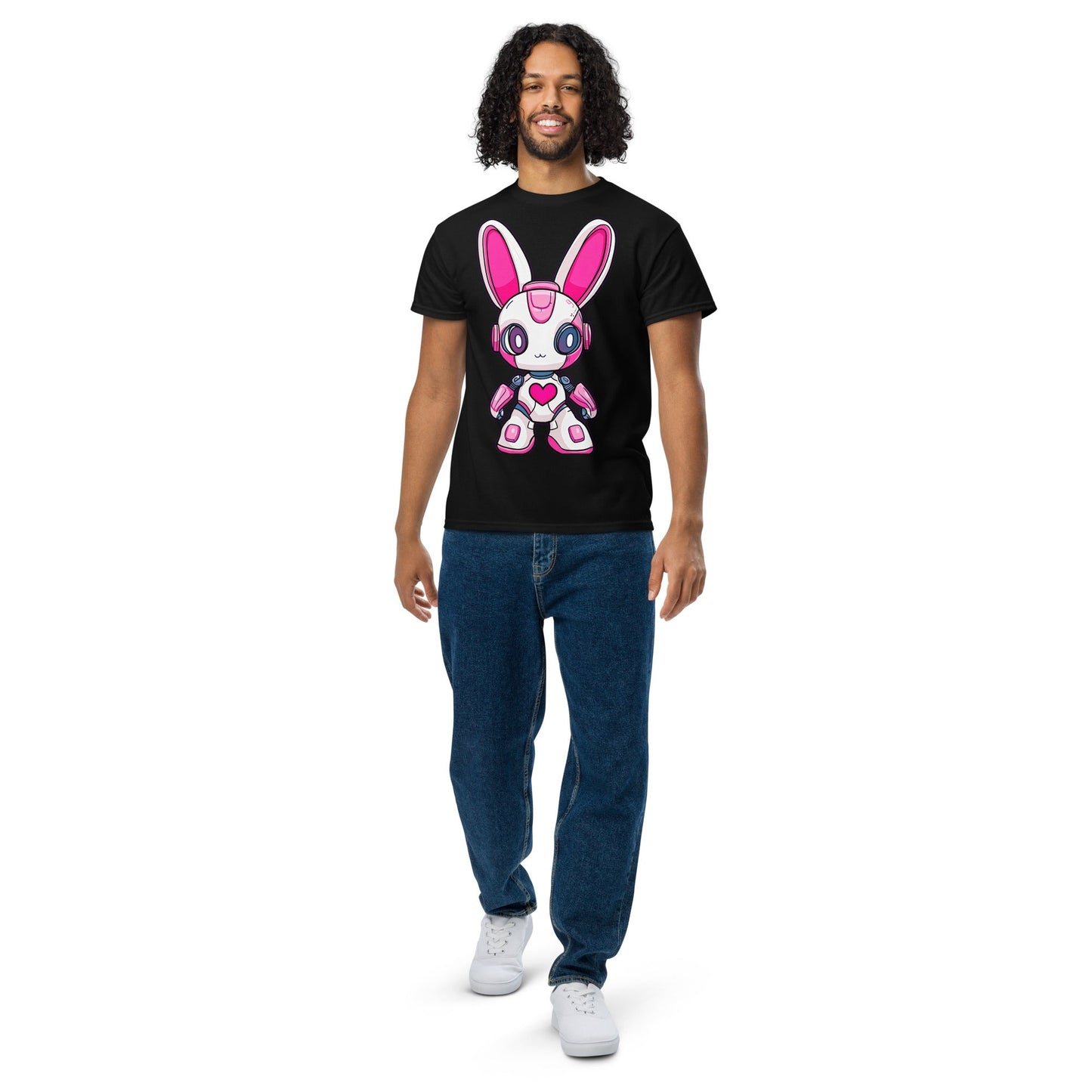Nova the Heartbot - Unisex DryBlend T-Shirt - BBairt